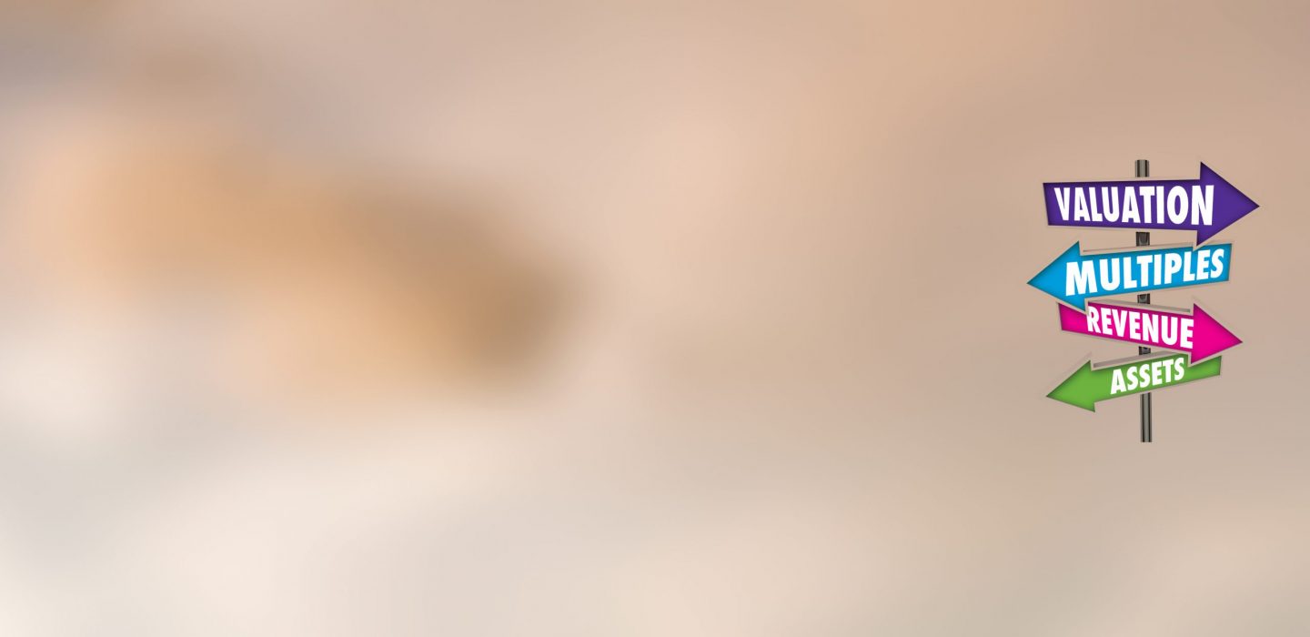 Valuation Multiples Revenues Assets Arrow Signs Company Business