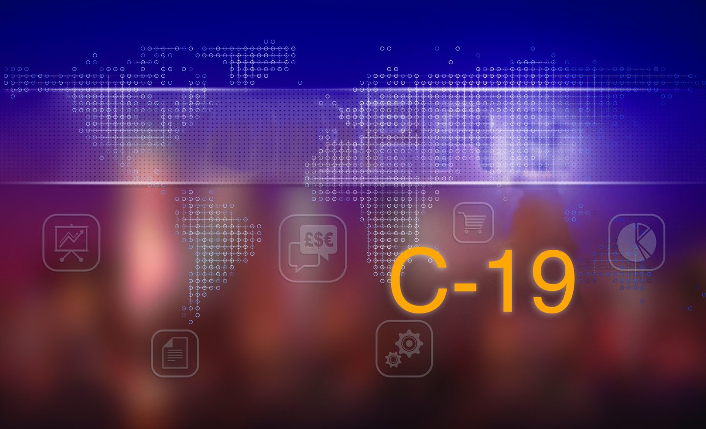 A hand selecting a GDPR business concept on a clear screen with